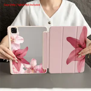 1 Piece Protective Folio Tablet Case, Tablet Casing with Pen Holder compatible with iPad 10.9/Pro11/10th/iPad7/8/iPad Air 4/5/iPad Pro/iPad Air 13(M3 2025)/iPad Air 11(M3 2025)/iPad 11(A16 2025), Auto Sleep/Wake Function/Tablet Accessories