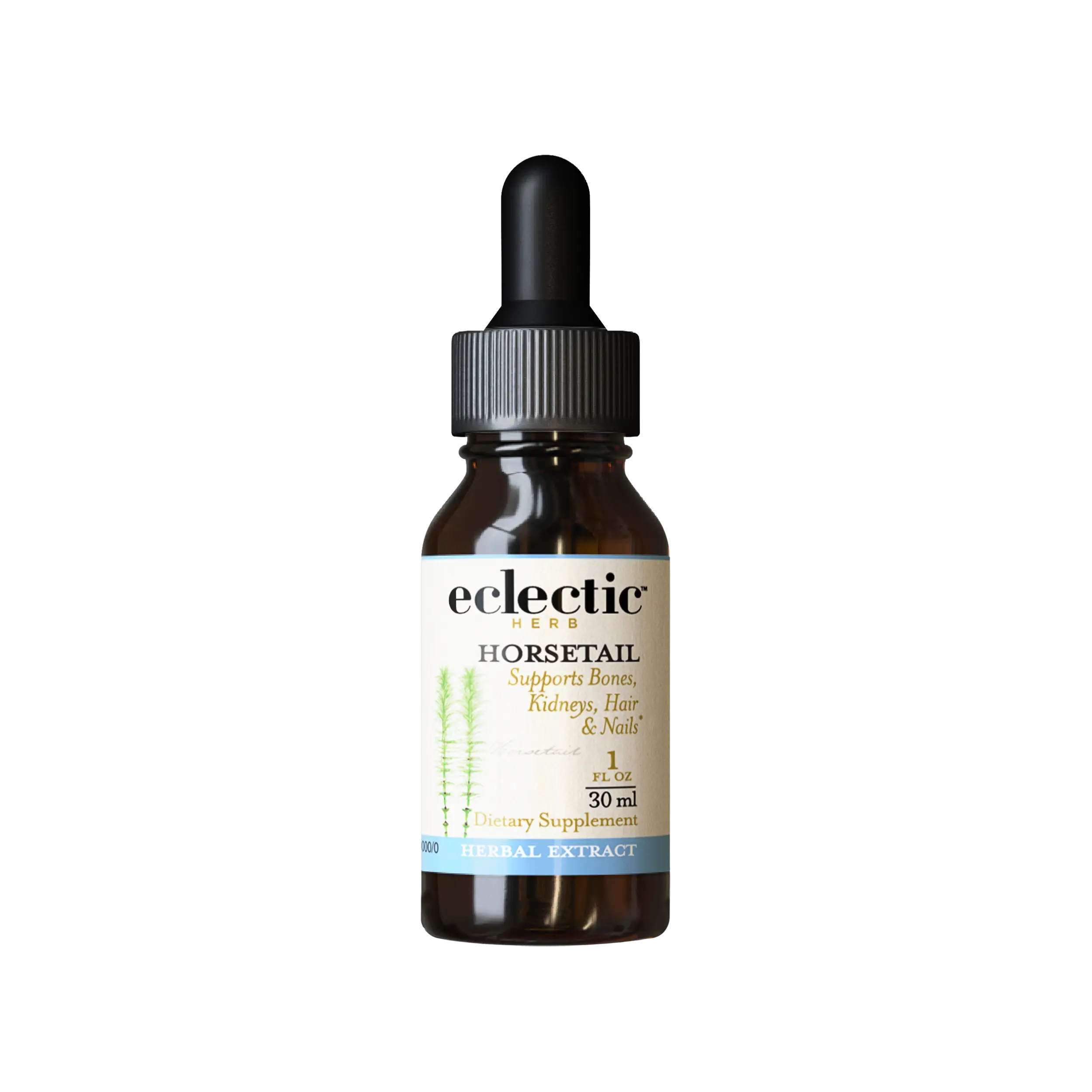 Eclectic Herb Horsetail Extract 2 oz - Supports Urinary Tract Health - Non-GMO, Gluten-Free, Soy-Free & Dairy-Free - 100% Pure Herbal Supplement