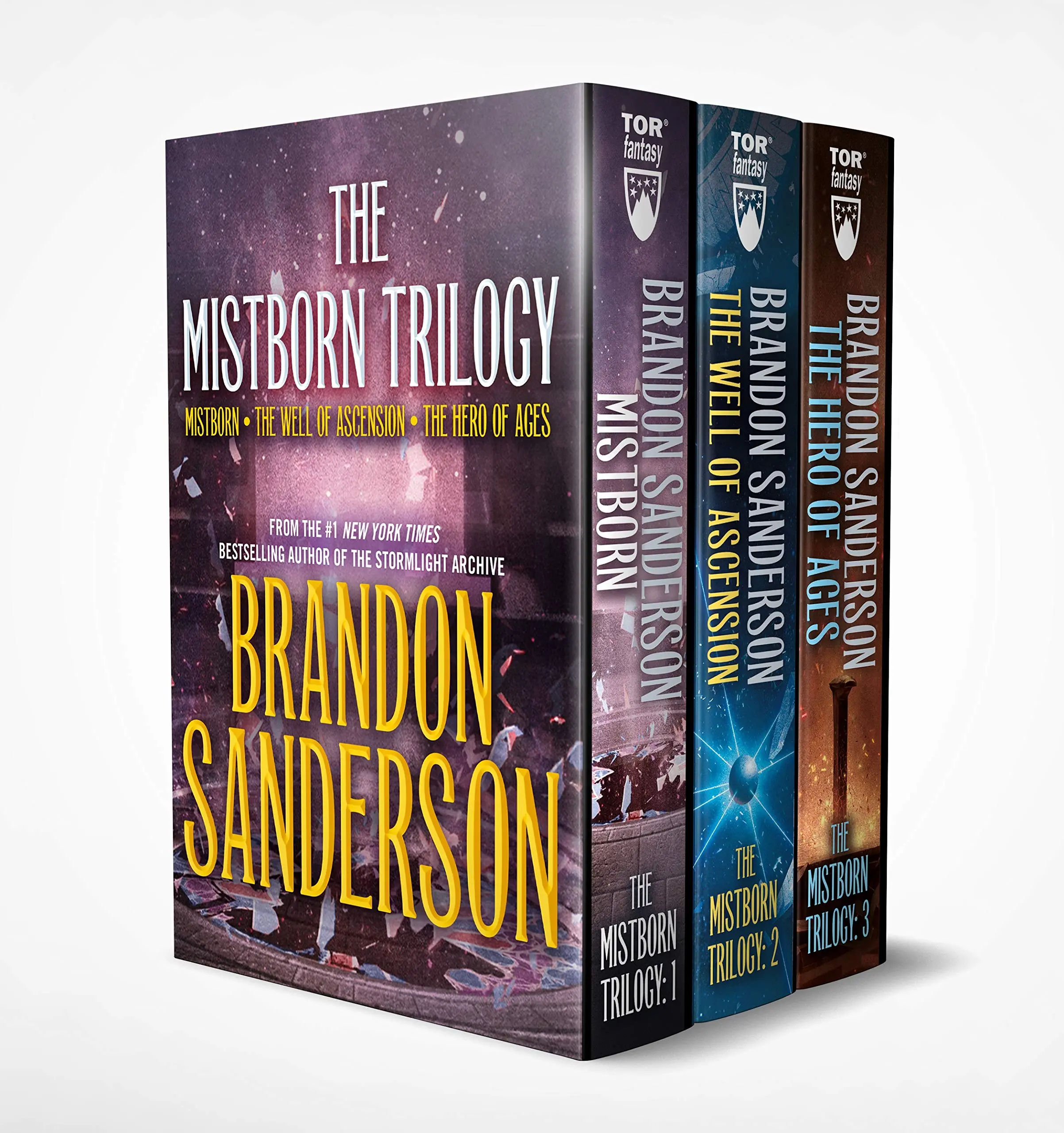 Mistborn Boxed Set I: Mistborn, the Well of Ascension, the Hero of Ages -- Brandon Sanderson - Boxed Set