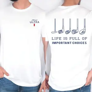 2-SIDED Michelob Ultra Golfing T-Shirt, SweatShirt, Hoodie, Funny Golf Beer Tee for Unisex, Casual Golf Day Shirt, Perfect Gift for Beer Lovers and Golf Enthusiasts, Full Size Range, Perfect Fit for Everyone 0ED