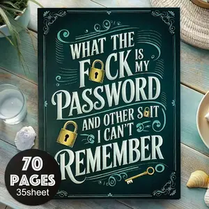 1 Spiral Password Notebook, Record Internet Website Login Details, Keep Organized, Password Log Book, Essential Security Journal