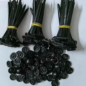 (50 pieces)Polyester universal cable tie clip, heavy-duty nylon zipper cable tie bracket, plastic cable tie tool fastener for vehicle body, multi-functional plastic cable tie tool for daily vehicle maintenance