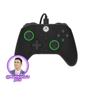 Drakong The Challenger Wired Controller for Xbox Series X|S, Xbox One & PC with Hall Effect Joysticks & Impulse Triggers - Officially Licensed Xbox - Black