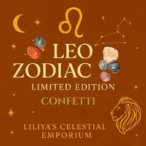 Leo Crystal Confetti | Zodiac Crystals for Confidence, Creativity & Fire Energy