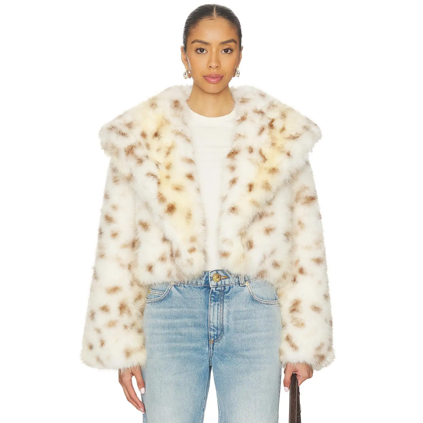 megan fox white fur jacket - TikTok Shop