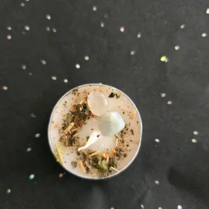 Witch Better Have My Money Tea Light Candle – Money Spell Candle for Wealth & Abundance – Prosperity Ritual Candle with Green Aventurine & Citrine – Fast Money Manifestation – Financial Success Witchcraft Candle – Abundance Spell