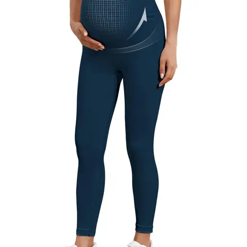 Women's Minimalist Solid Maternity Leggings, Plain High Waist Skinny Pants, Seamless Leggings for Daily Wear, Fashion Casual Maternity Bottoms for Women Lady, Maternity Clothing
