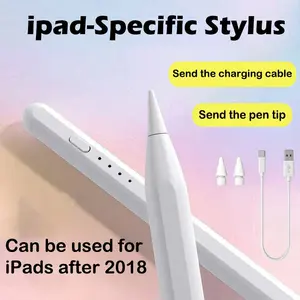 Active Stylus Pen for iPad 2018-2026, Multi-Color Capacitive Stylus with Tilt Function, Magnetic Attachment, Ideal Gift for Boys Girls