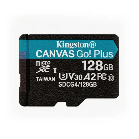 128GB microSD Card (micro sd cards), UHS-I Speed, Up to 200MB/s, Class 10, U3, V30, A2, Model SDCG4/128GB