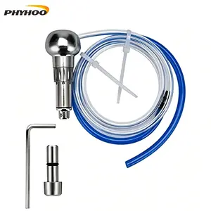 Double-Head Pneumatic Jewelry Engraver Handpiece with Round Tip - Air Graver Handle for Jewelry Engraving & Stone Setting for Hobbyists & Professional Jewelers