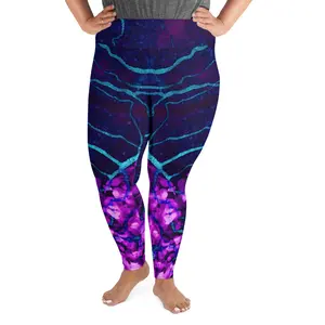Carbon Nanotubes - Plus Size Leggings