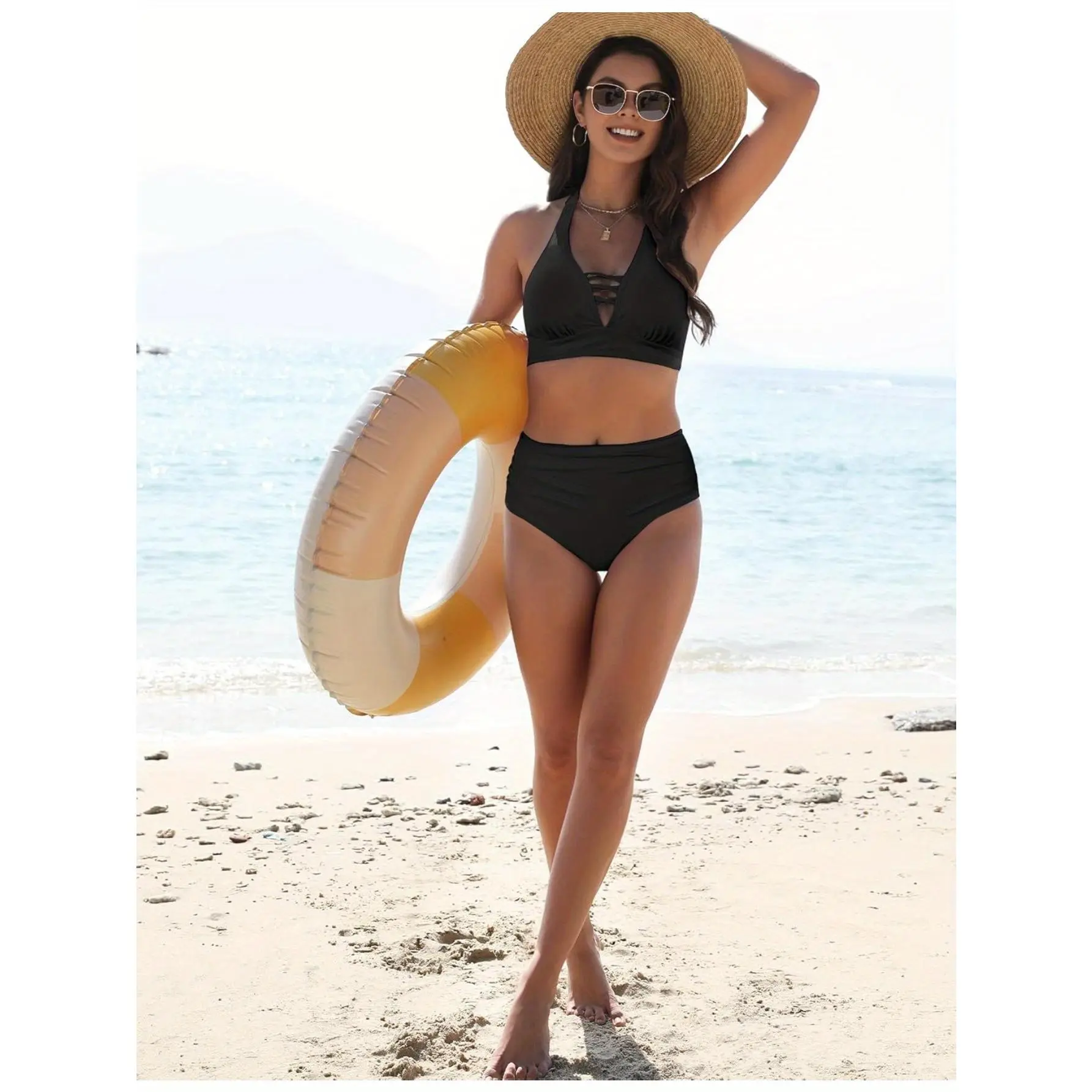 sexy tummy control bathing suit global main image 1