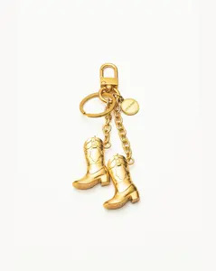 Loyal West Boots Bag Charm - Rustler Gold