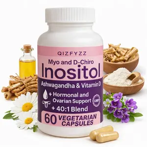 A women-specific inositol combination (Myo-Inositol and D-Chiro Inositol), formulated in a scientifically formulated 40:1 ratio, along with vitamin D3 and Indian ginseng, helps balance hormones and support ovarian health.