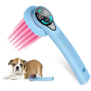 Cold Laser Therapy for Dogs - 2024 Upgraded Infrared Red Light Therapy Vet Device, Portable Laser Therapy Device for Pain Relief Arthritis, Spinal, Promote Blood Circulation (Blue)