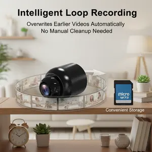 Bullet WiFi Remote Live View on Phone, Built-in Sound Recording, Local Storage, Motion Detection Alarm