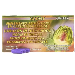 ALCACHOFA Capsulas Artichoke Supplement GN Vida  Original 30 Caps