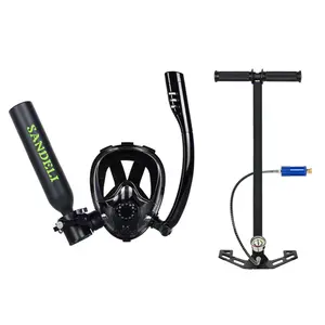 SANDELI Air Buddy Diving Oxygen Tank with Underwater Breathing System, High Pressure Pump, Essential for Diving and Snorkeling