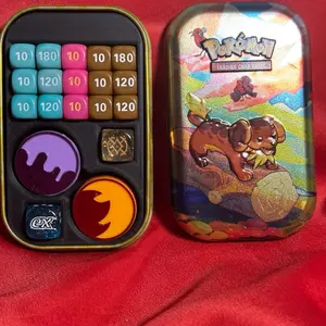 Pokemon Mini Tin Insert Style F - Vibrant 3D Printed Design in Many Colors for Fans & Collections
