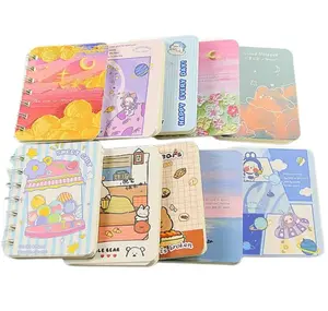 Kawaii Mini Spiral Notebook Set | 2-Pack Aesthetic Pocket Journals