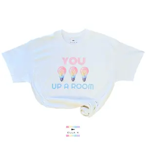 You Light Up A Room Tee / Mental Health Awareness T-Shirt / Graphic T-Shirt / 100% Cotton T-Shirt mental health