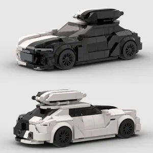 351pcs Moc Super Car Racing Classic Building Block Model Set, Stem Educational Creative Toy, DIY Car Model Kit, Perfect Gift for Kids, Moc Blocks Set