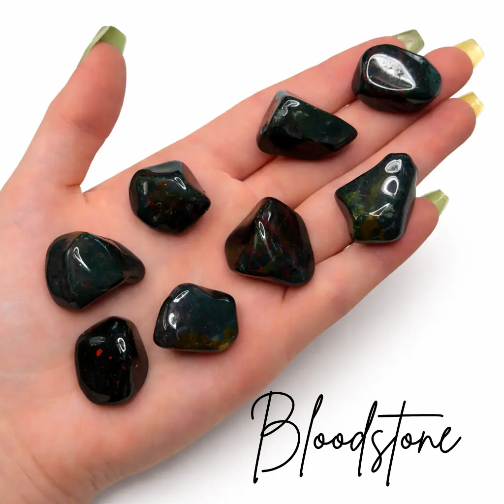 Bloodstone Tumbled Stone, Tumbled Bloodstone, Pocket Bloodstone