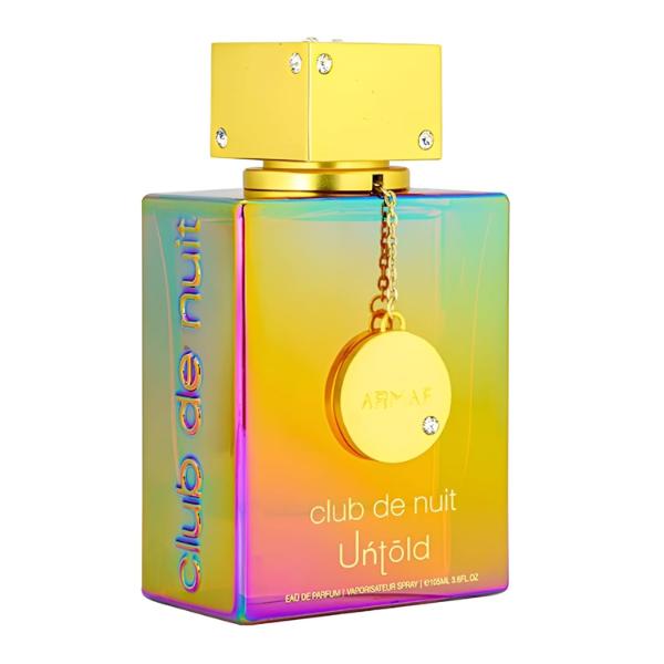 Armaf Club De Nuit Untold for Men Eau de Parfum Spray 3.6 Ounce Fragrance Perfume with Saffron Jasmine Amberwood & Cedar Notes