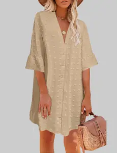 Womens Swimsuit Coverup Button Down Beach Cover Ups Shirt Dress Summer Casual Oversized Vacation Swimwear Womens Swimsuit Coverup Button Down Beach Cover Ups Shirt Dress Summer Casual Oversized Vacation Swimwear