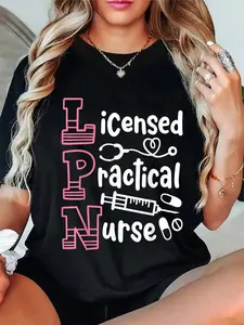 100% Cotton LPN Licensed Practical Nurse LPN T-Shirt
