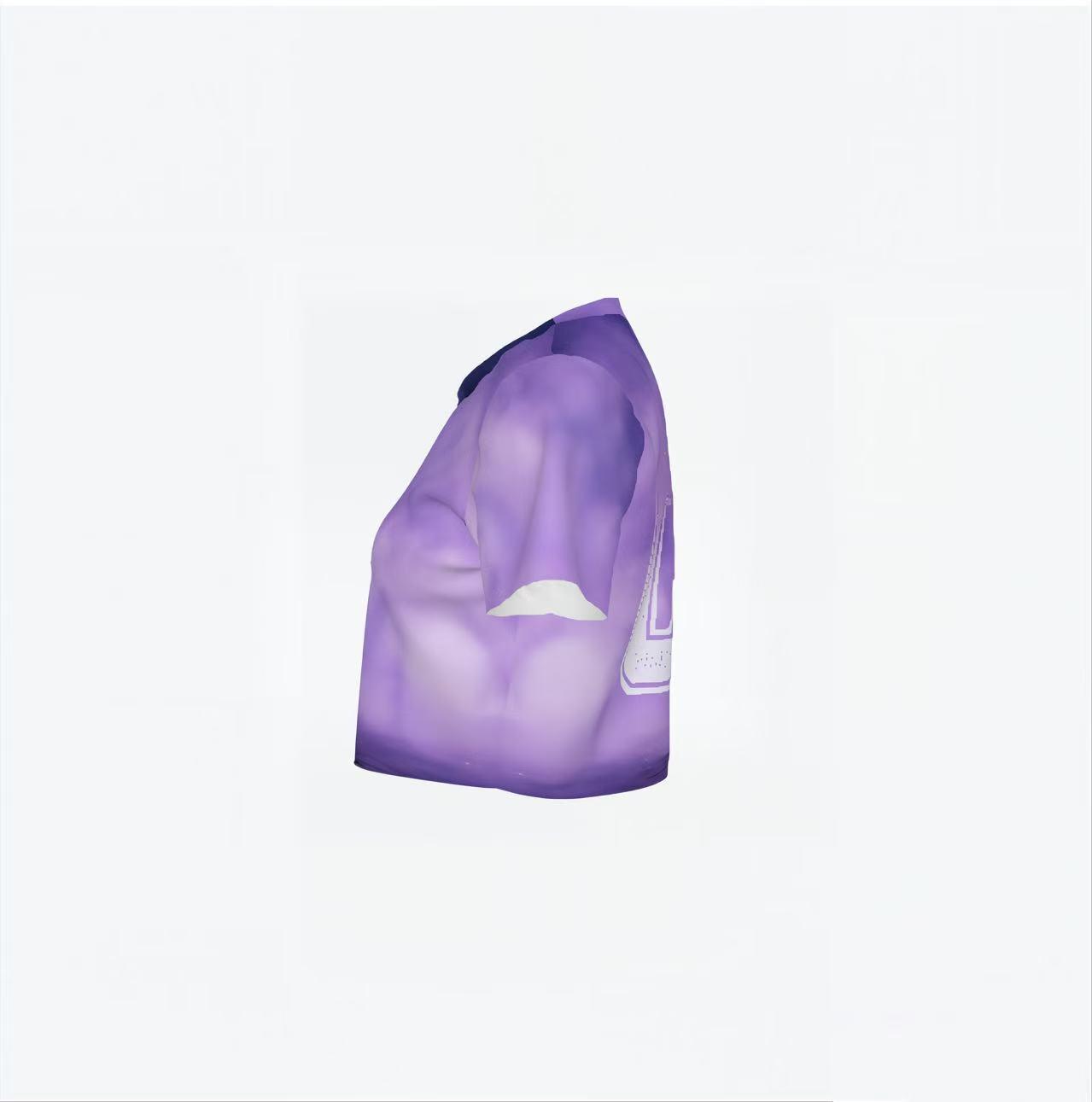 Kpop Returning in 2026 ARIRANG BT21 Band Graphic Crop Top for Women，Retro World Tour 2026 Merch Gifts, Bangtan Come Back Basketball Jersey Tee Gift，V Jungkook Jimin，Soft Casual Concert T-Shirt for Fans XS-XXL Purple