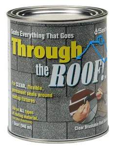 Sashco Sealants 14023 QT 1 Quart Through The Roof Sealant