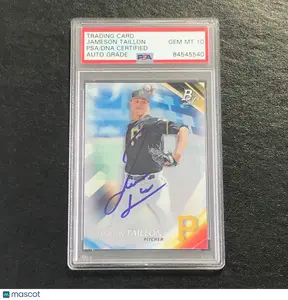 2017 Bowman Platinum #36 Jameson Taillon Signed Card PSA Slabbed Auto 10 Pirates
