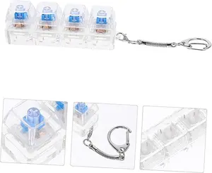 Keyboard Finger Keychain,4-in-1 Keyboard clicker,Keyboard Finger Gift,Keyboard clicker Fidget,Stress Relief