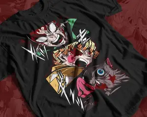 KIDs BOYS GIRLs SIZE T shirt Kimetsu Anime T-shirt Unisex, Demon Anime Manga Shirt, Anime Shirt, Anime Lovers Shirt, Graphic Anim  Youth T shirt, Adult Unisex Shirt, Back to School shirt kids tee boys Shirt, boys back to school, first day of school