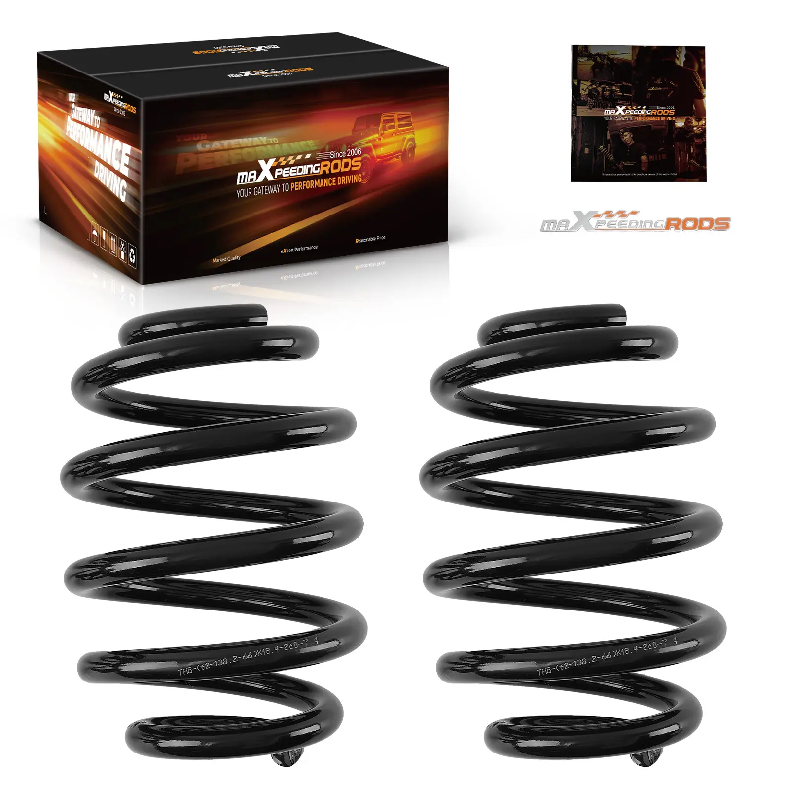 3 Drop Rear Lowering Spring Kit compatible for Chevy/GMC C10 Truck 1960-1972 2WD