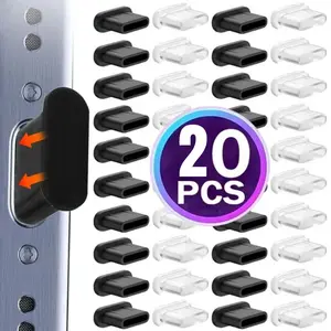 20pcs Dust-Proof Plug Caps: Secure-Fit Plug Protectors, Dust-Proof Plugs, Charging Port Protectors, Charging Port Covers, Dust-Proof Plugs, Dust-Proof Covers