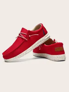 New Trendy Outdoor Hiking Shoes for Men, Lightweight Shock Absorption, Durable Stability Support, Sporty Flax Upper, All Season Wear, Trekking Camping Shoes