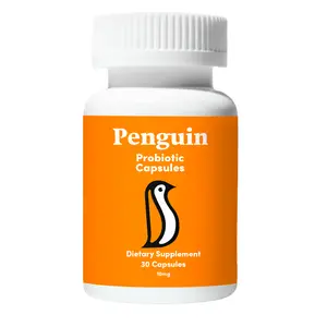 Penguin Wellness Probiotic Capsules - Gut Health Supplement for Adults - Strengthens Immunity and Reduces Inflammation for Optimal Wellness