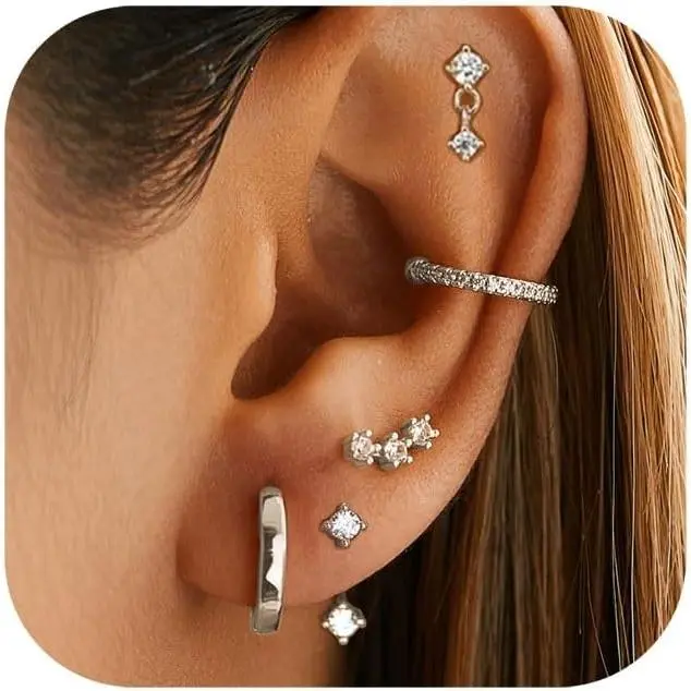 Sliver White-Star Set