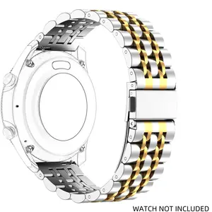 22mm Stainless Steel Watch Band, Smart Watch Straps, Quick Release Watch Band for Samsung Galaxy Watch 3, Smart Watch Accessories for Garmin Venu 3/2/Amazfit GTR4/3/2/Huawei Watch GT4