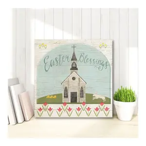 Courtside Market Easter Blessings 16x16 CanvasWall Art