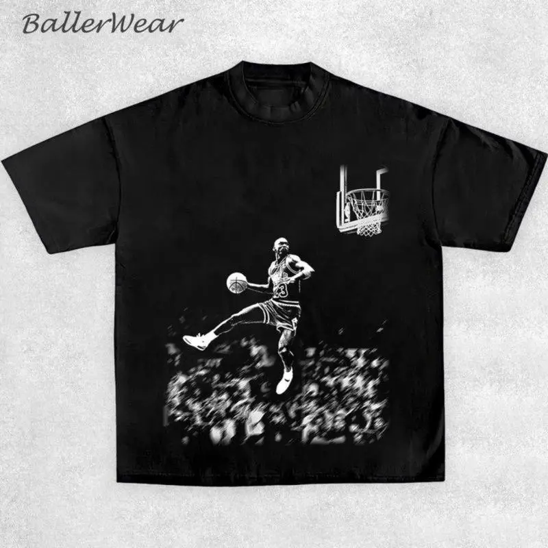 Vintage Michael Jordan Basketball T Shirt Classic Graphic Tee Gift For Him And Her