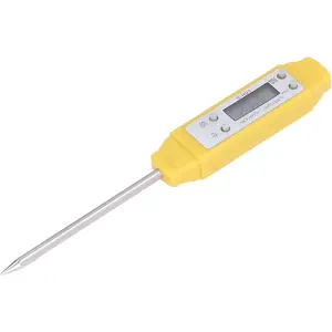 Digital  Thermometer Automatic Calibration Pen High Accuracy  Pocket Thermometer Yellow  and Family Appliance and Decor