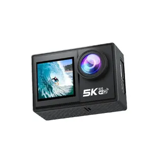 5K action camera anti-shake wireless wifi shooting motorcycle helmet riding recorder waterproof fishing camera vlogging xtra muse durable construction edge pro Ultra HD Sports with Strap dvr function handheld stabilizer hold iays black stick premium kid