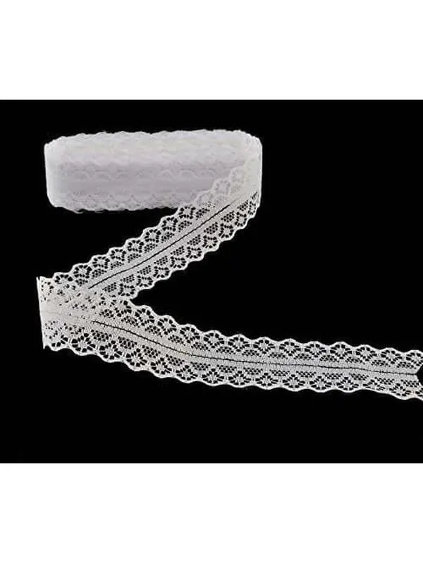 eZthings Elegant Embroidered Lace & Trims - Decorative Ribbon, Dressmaking Fabric, Sewing Fabric Supplies for Sewing, DIY Craft Projects, Designer Textile Decor, Decorative Ribbon Lace, Dressmaking Fabric Lace