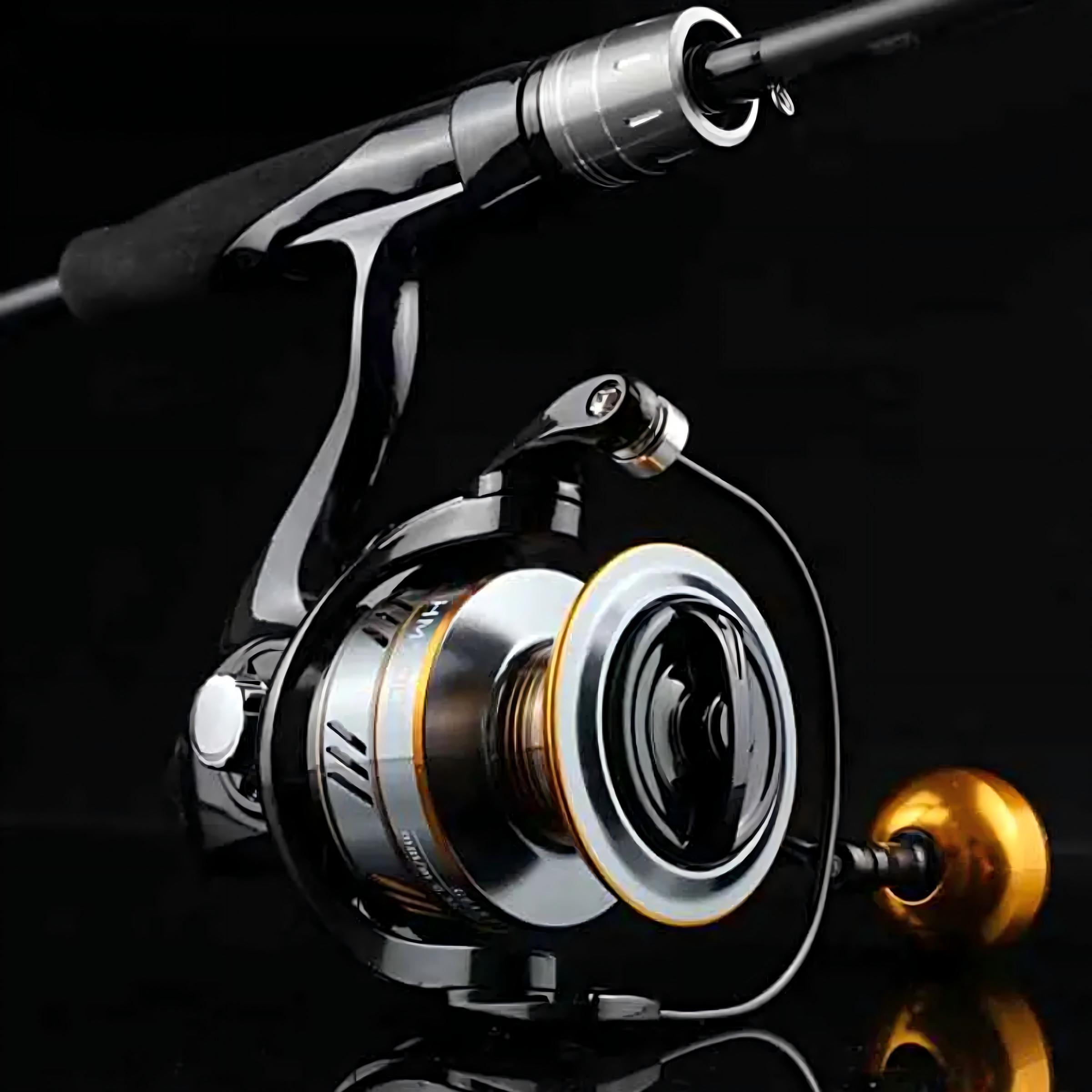 Spinning Reel, Full Matel Frame, Stainless Ball Bearing, 8Kg MAX Drag Fishing Reels, for Medium Inshore&Offshore Saltwater, Freshwater, Ice Fishing, Fishing Equipment
