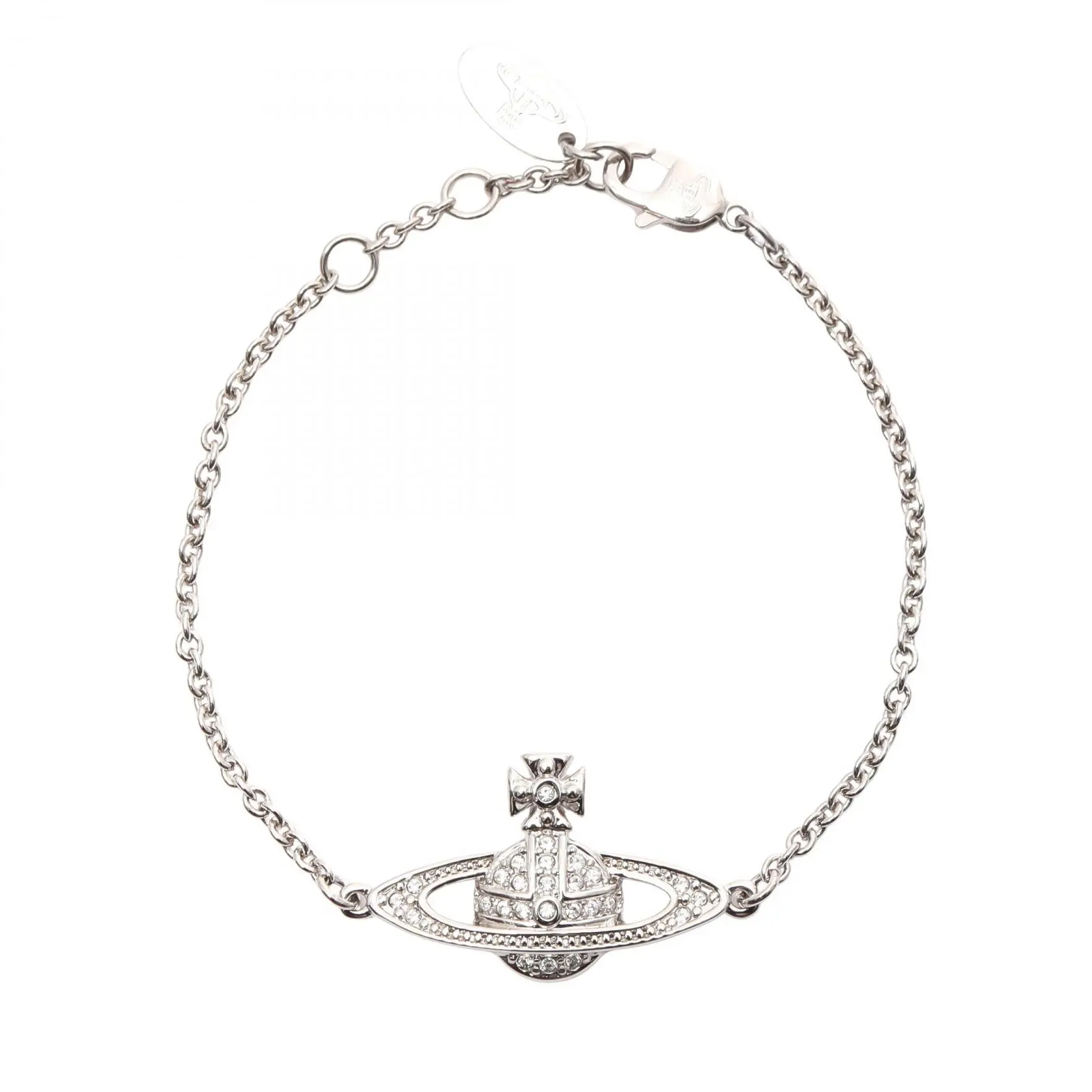 Pre-owned vivienne westwood Stainless Small Leather Goods MINI BAS RELIEF Steel Bracelet
