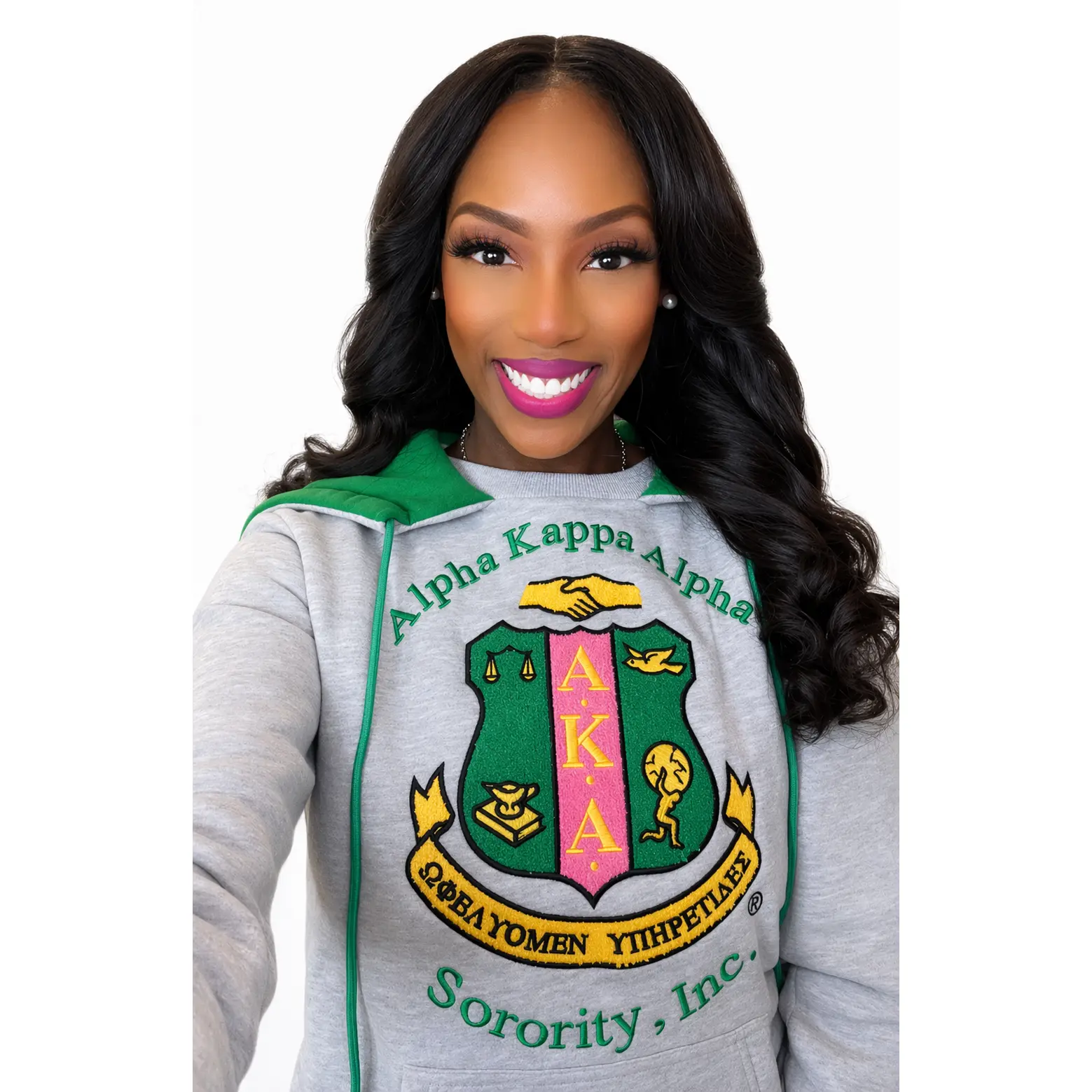 AKA Heather Grey Prep Unisex Hoodie