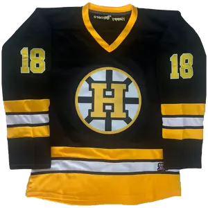 #18 Ice Hockey Jersey Size S-3XL Hip hop Shirts for Party